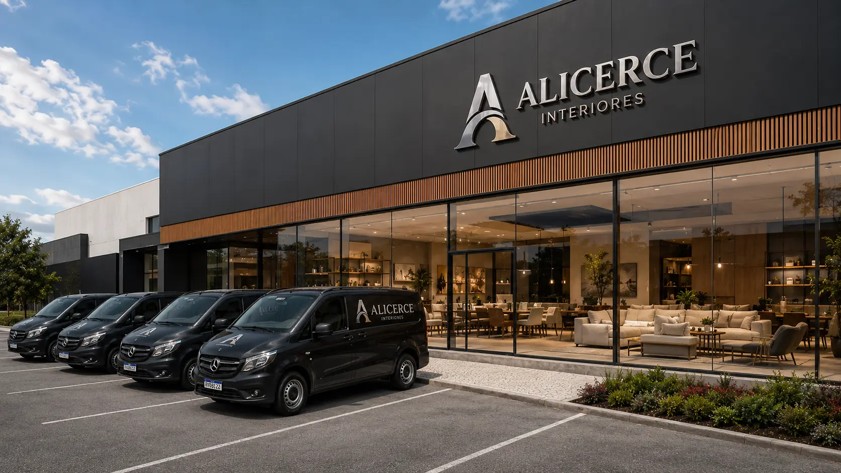 Van de entregas Alicerce Interiores